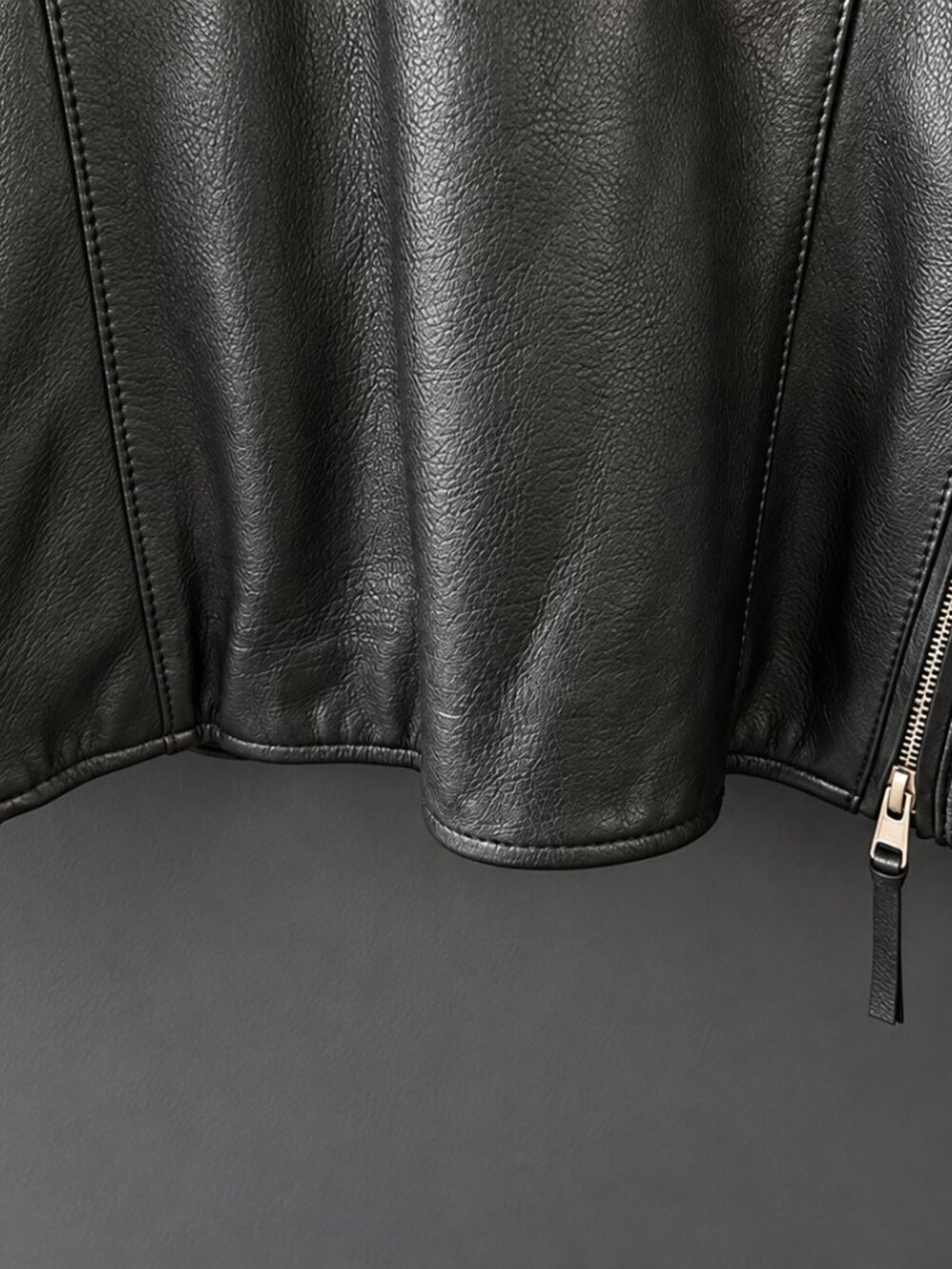 First MFG Co. Women's Black Leather Motorcycle Riding Jacket Size L FIL152CDMZ - Picture 4 of 13